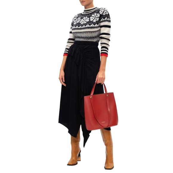 Ulla Johnson Sofia Skirt, Black, Size  4, Nwt - Picture 1 of 16